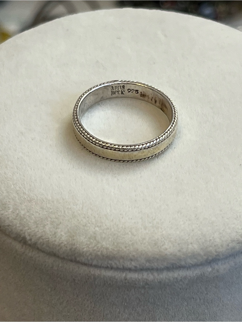 Anne beck 925 sterling band SZ 7